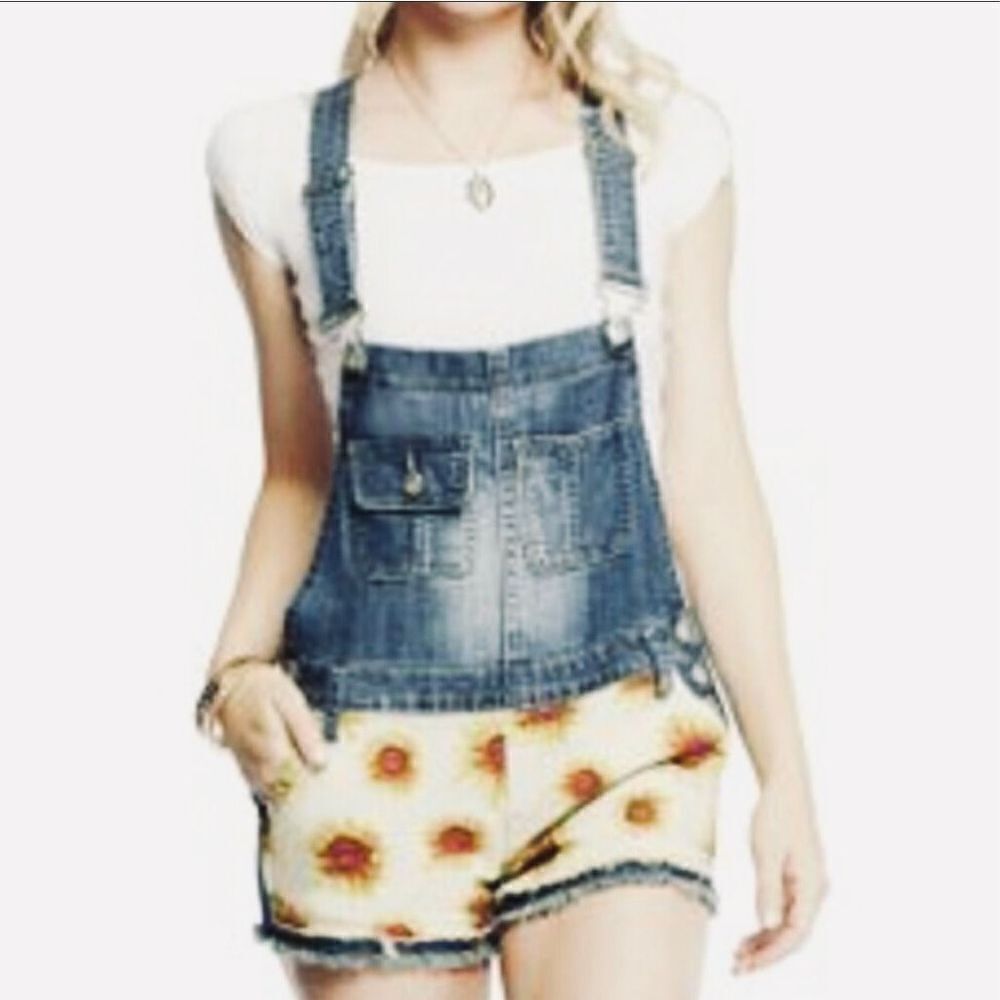 Hot Kiss Ava overalls sunflower size 9